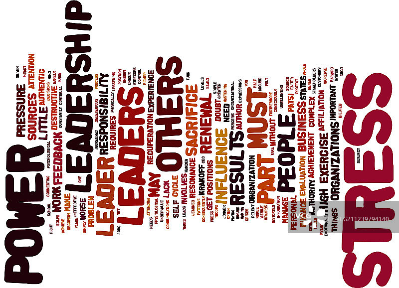 领导力压力来源文本图片素材