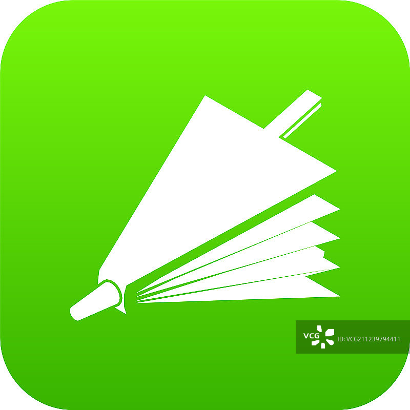 绿色风箱图标图片素材
