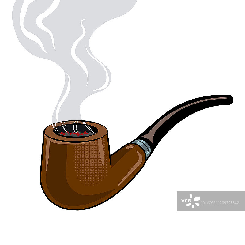 波普艺术烟斗图片素材