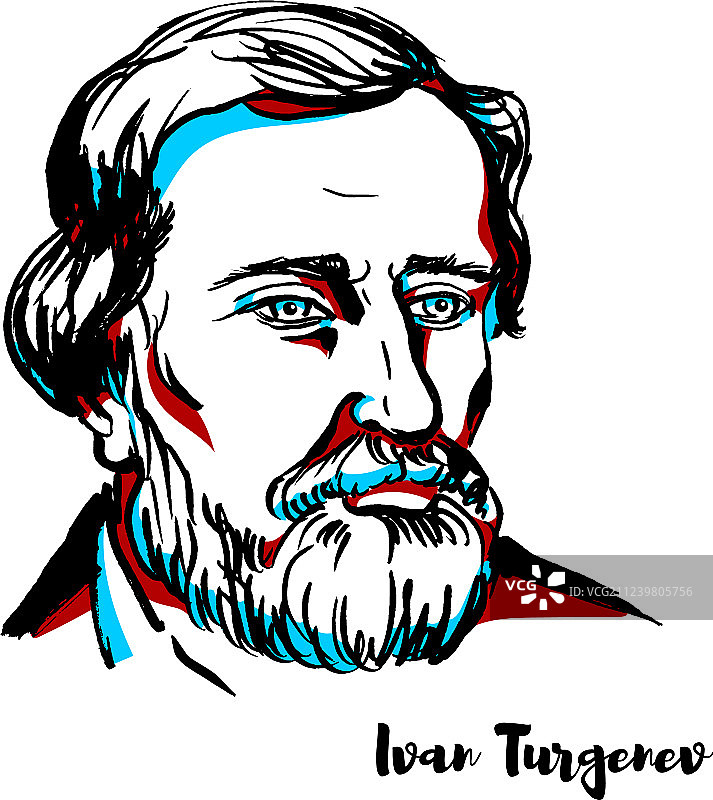 伊万·屠格涅夫图片素材