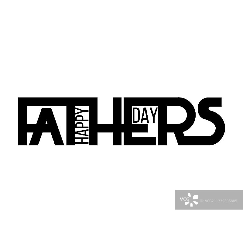 父亲节手写字母图片素材