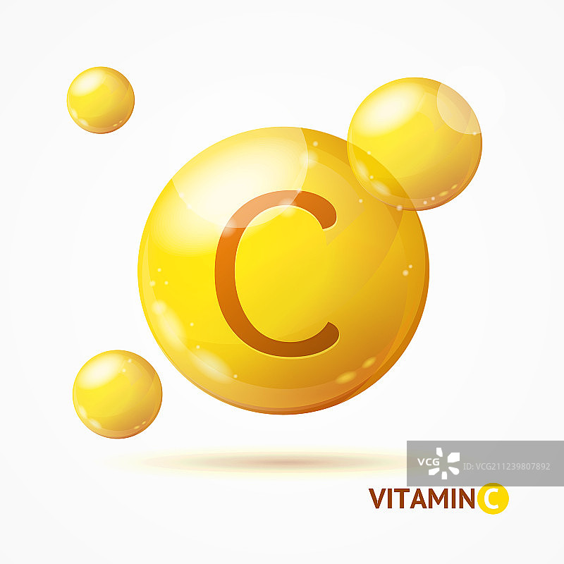 维生素C背景卡片图片素材