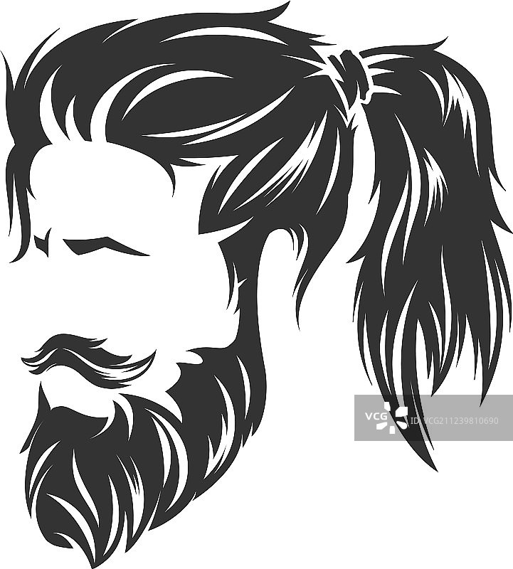 男士胡须发型图片素材