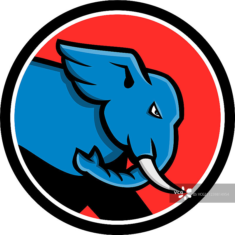 公牛象头冲锋圈图片素材