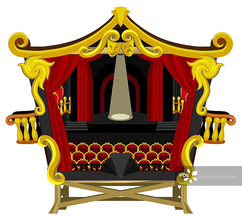 卡通小剧院图片素材