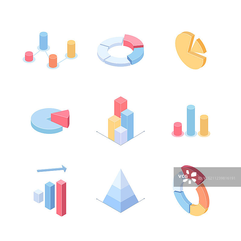 现代信息图表图图片素材