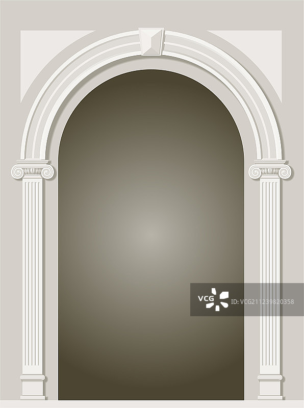 经典古董拱门图片素材