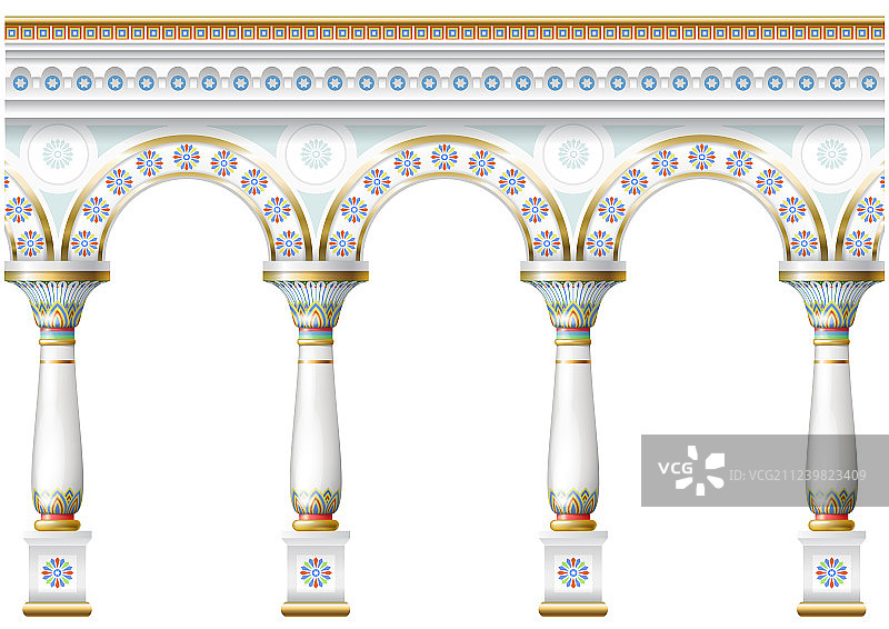 带装饰的外立面图片素材