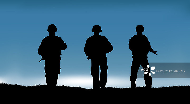 士兵执行作战任务图片素材