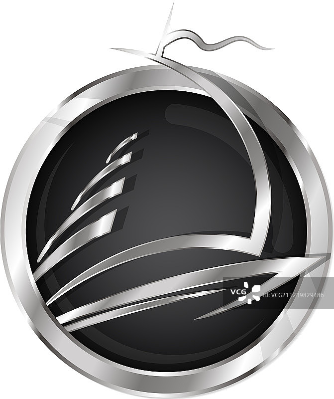 帆船轮廓图片素材