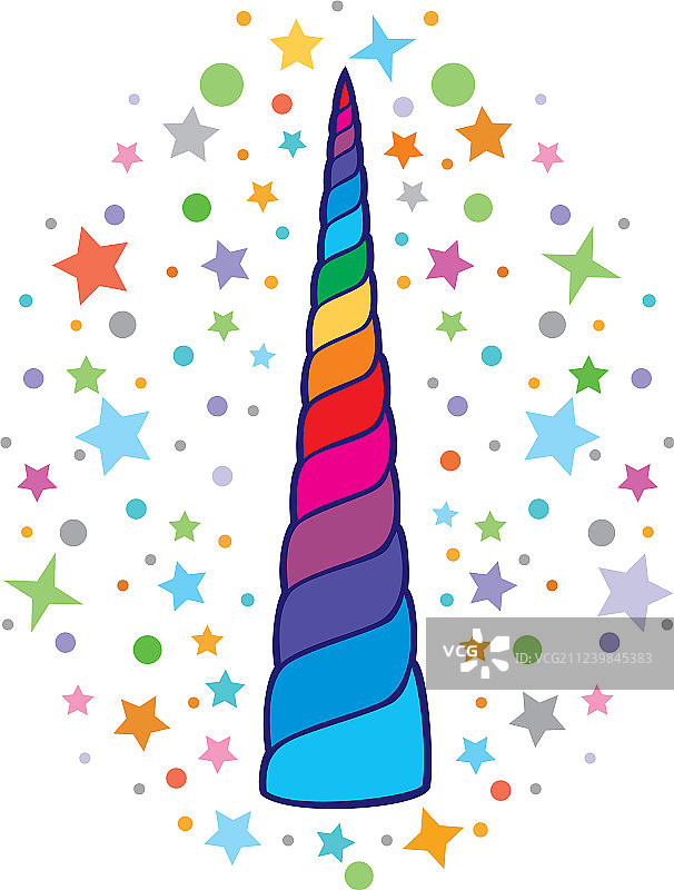 独角兽角图片素材