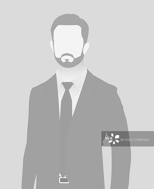 默认占位符商务男士半身像图片素材
