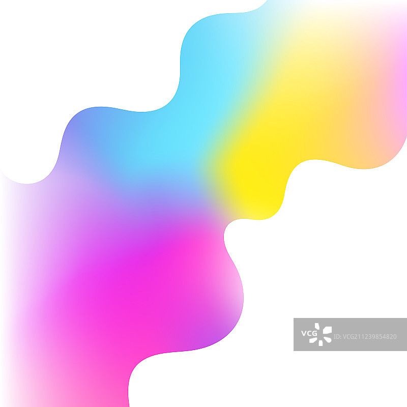 彩色波浪背景图片素材