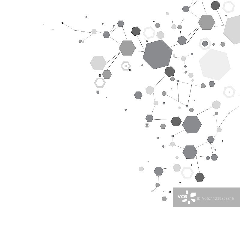 分子与通信结构图片素材