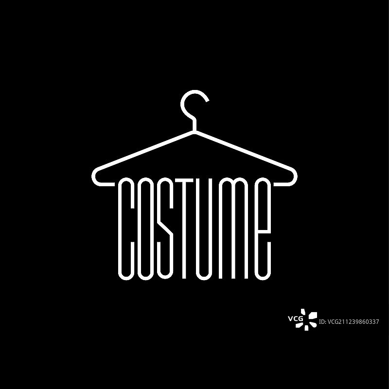 服装系列扁平风格标志图片素材