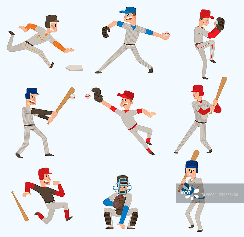 棒球队员运动男人制服图片素材