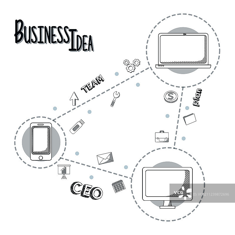 商业理念概念图片素材