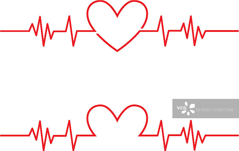 健康医疗心跳脉搏图片素材