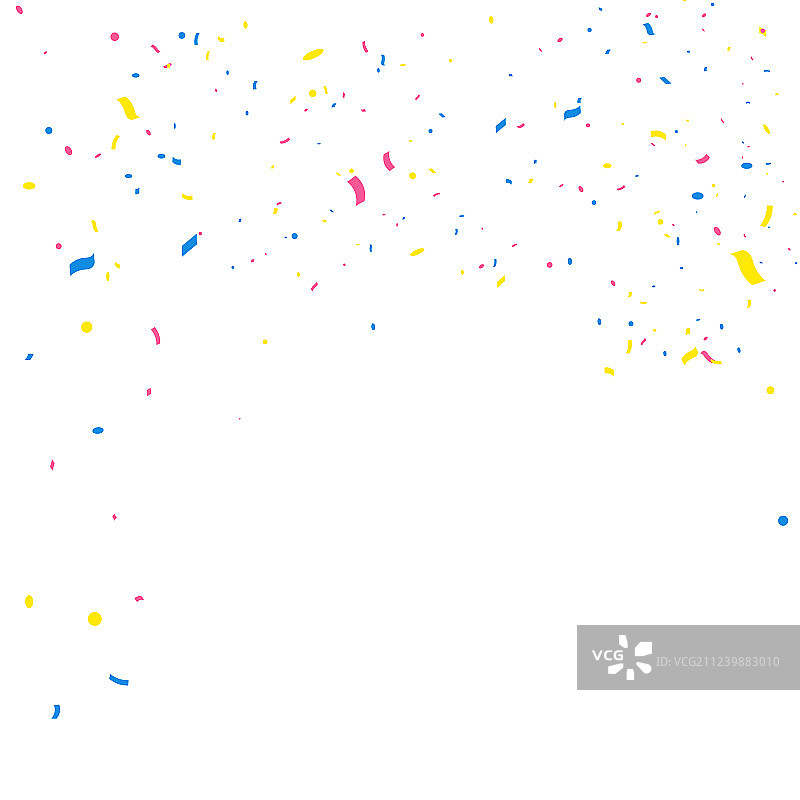 彩色纸屑庆典背景图片素材