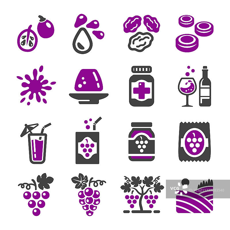 葡萄图标图片素材