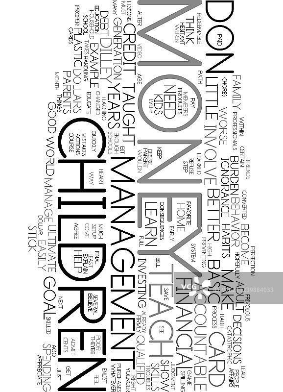 教你的孩子理财图片素材