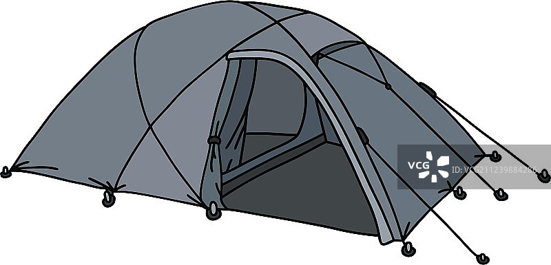 灰色帐篷图片素材