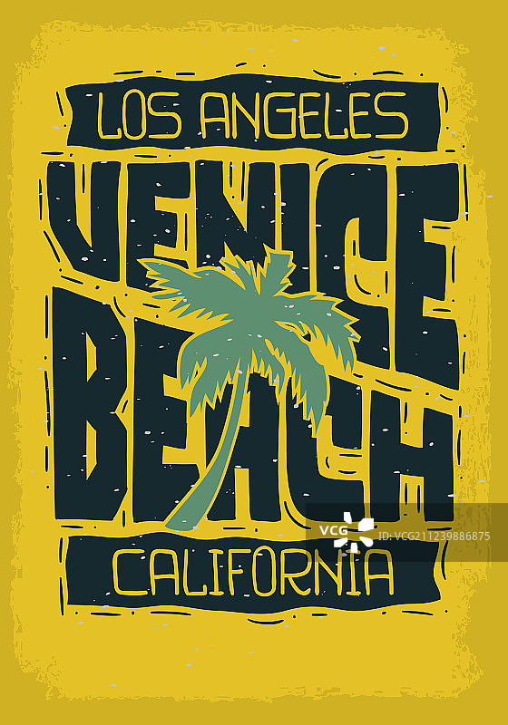 加利福尼亚州洛杉矶威尼斯海滩复古风图片素材