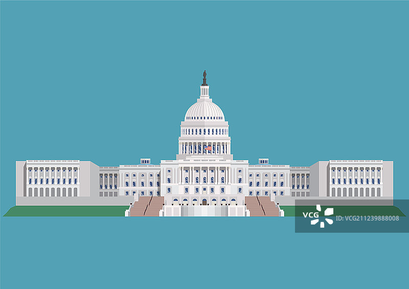 美国国会大厦图片素材