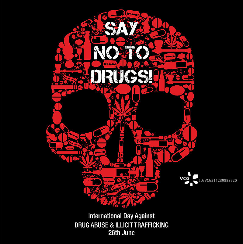 国际禁毒日背景图片素材