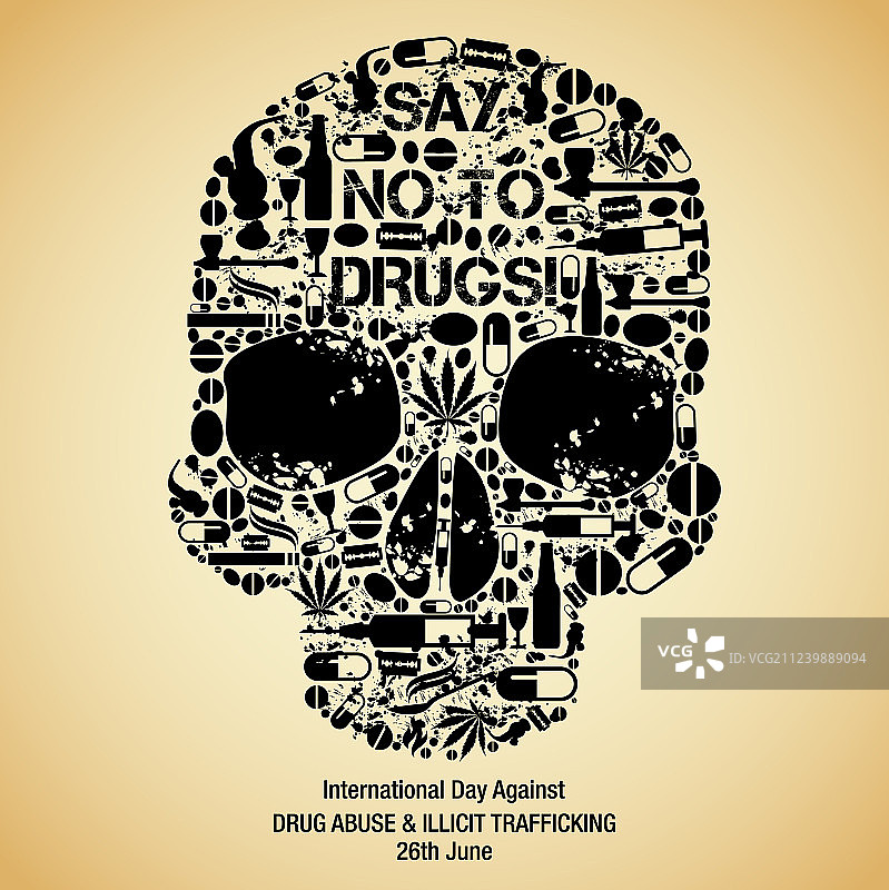 国际禁毒日背景图片素材