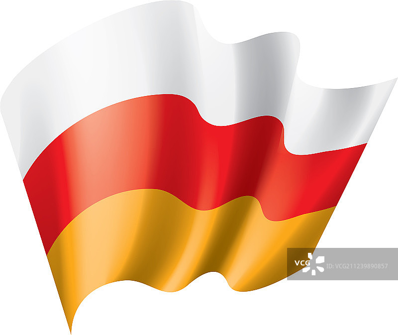 南奥塞梯国旗图片素材