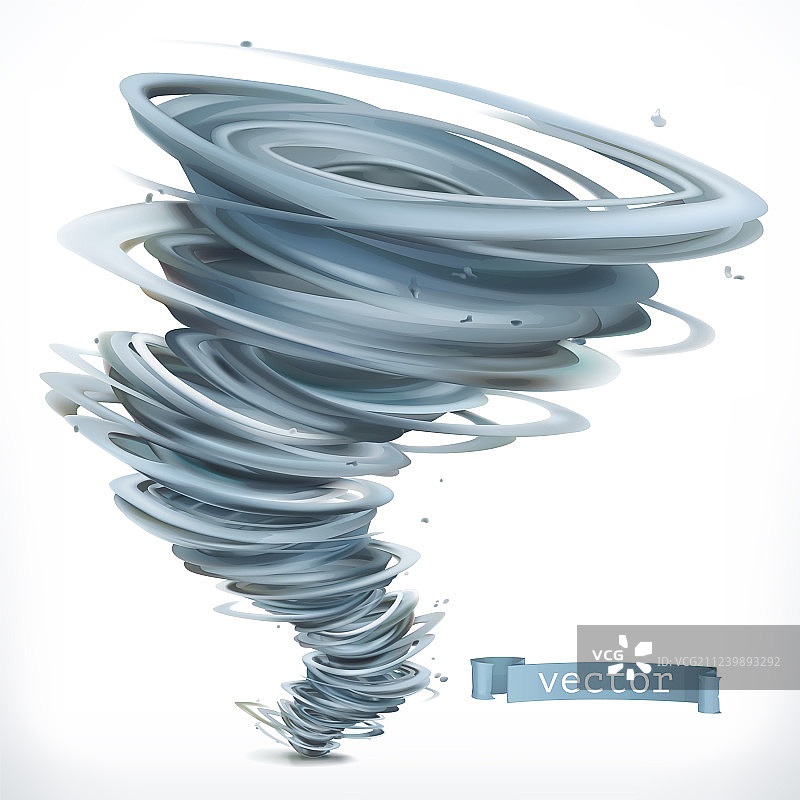 3D龙卷风图标图片素材