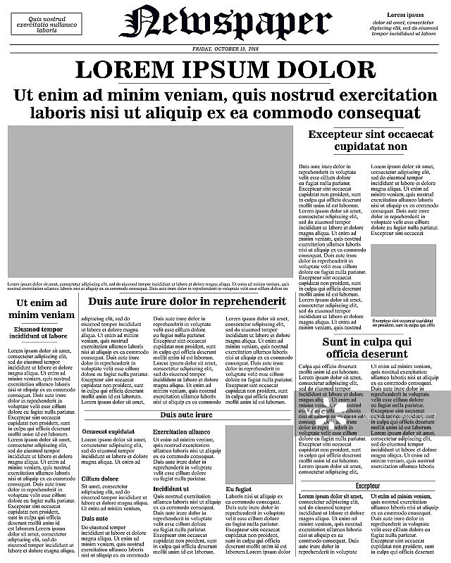 报纸头版图片素材