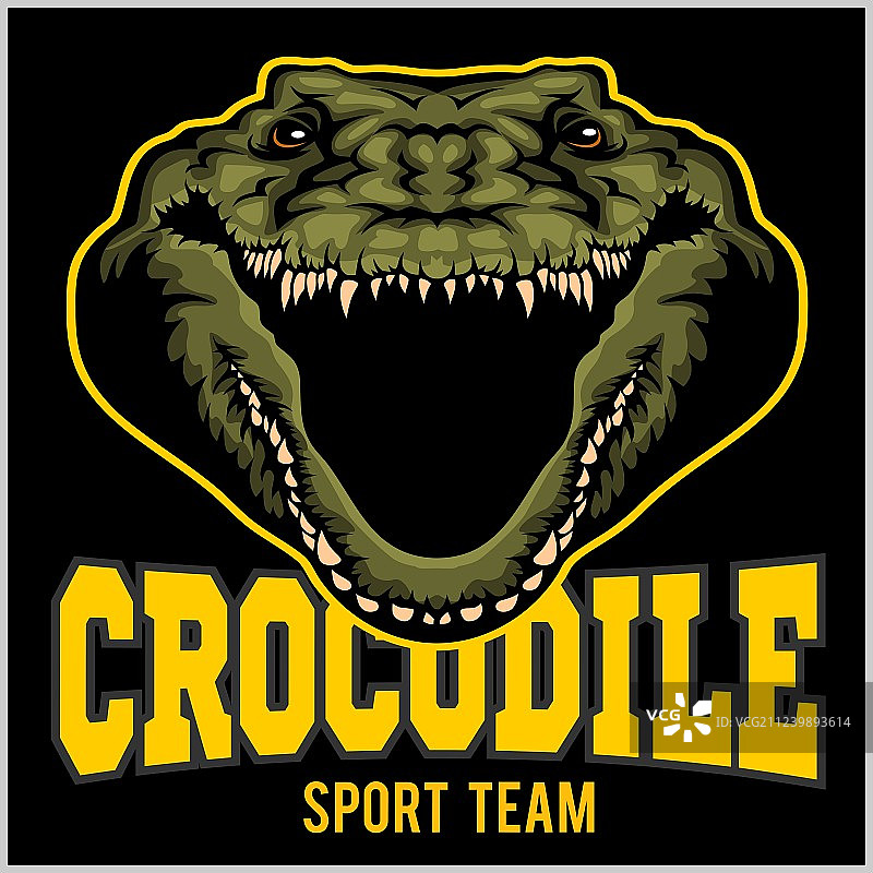 运动队鳄鱼吉祥物图片素材