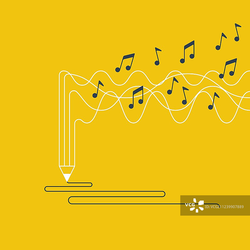 创意写作和音乐创作图片素材