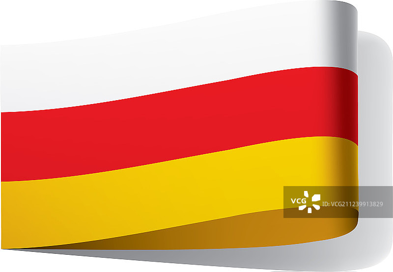 南奥塞梯国旗图片素材