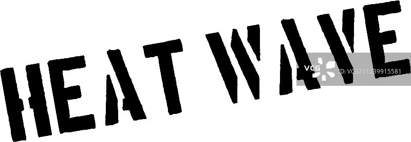 热浪橡胶印章图片素材