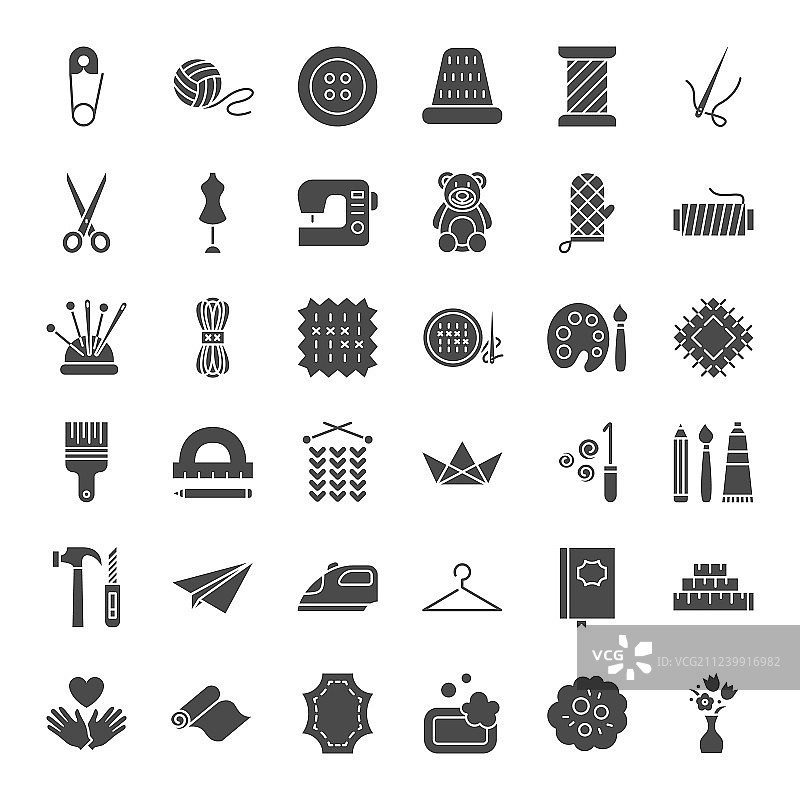 手工实体Web图标图片素材