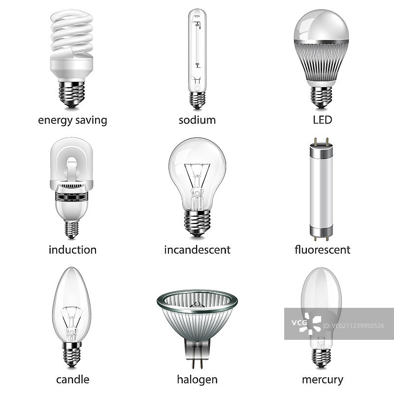 灯泡图标合集图片素材
