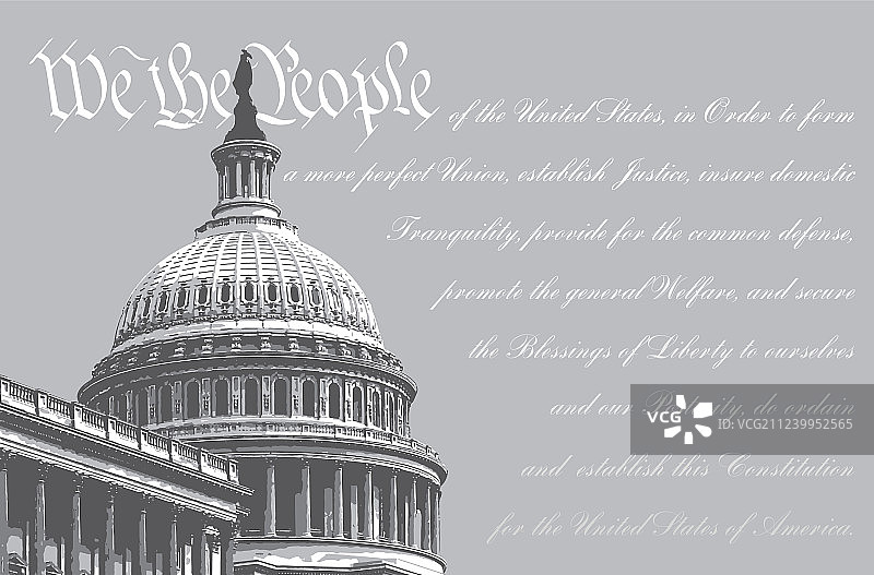 美国国会大厦图片素材