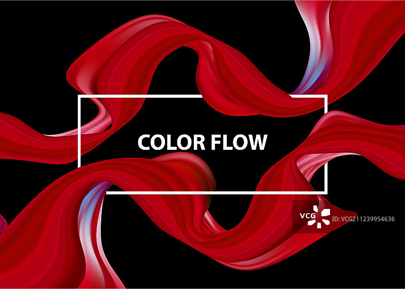 抽象彩色背景色流图片素材