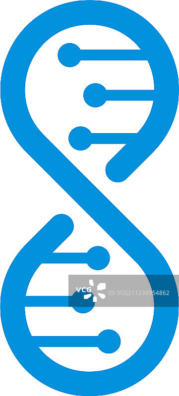 DNA标志模板（孤立）图片素材