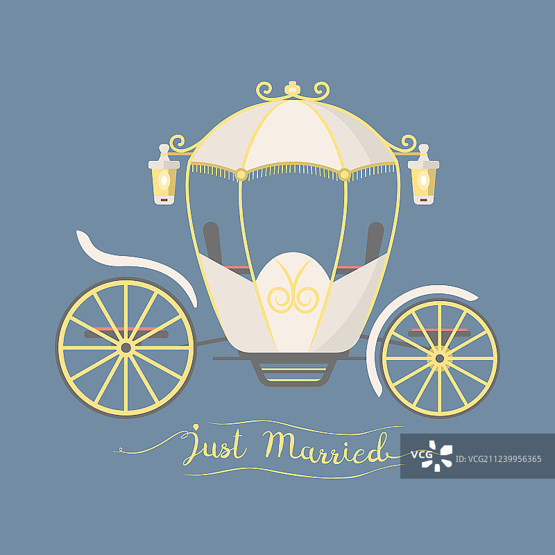 童话复古皇家马车装饰图片素材