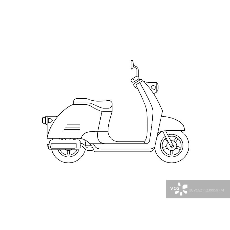 踏板车图片素材