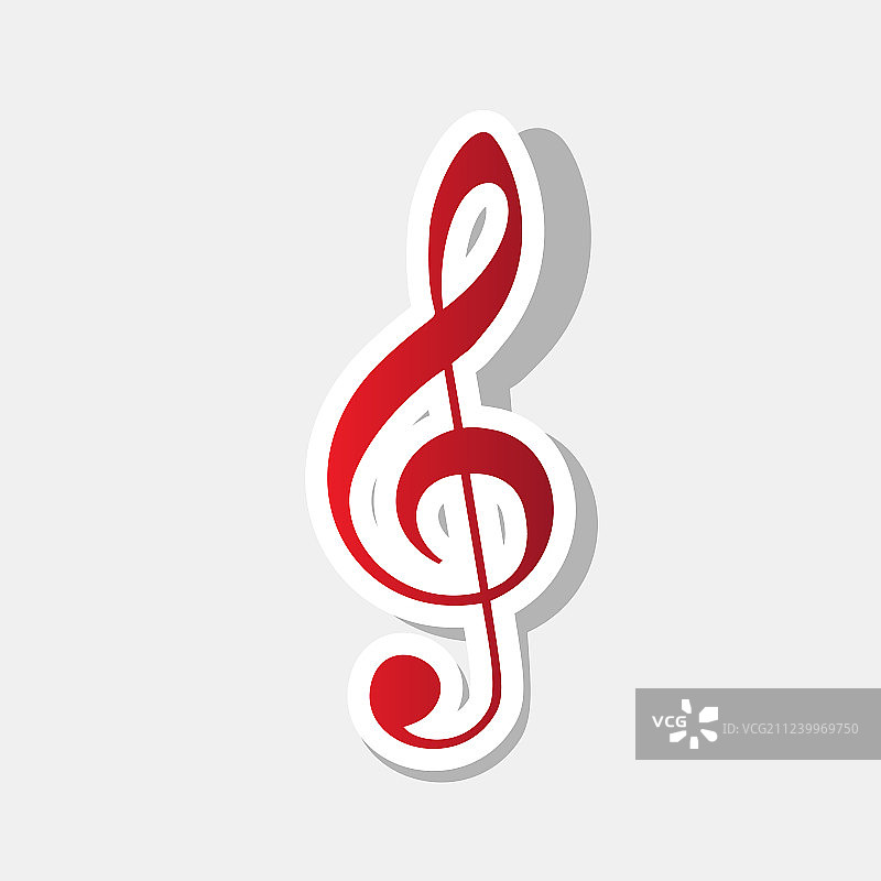 音乐小提琴高音谱号图片素材