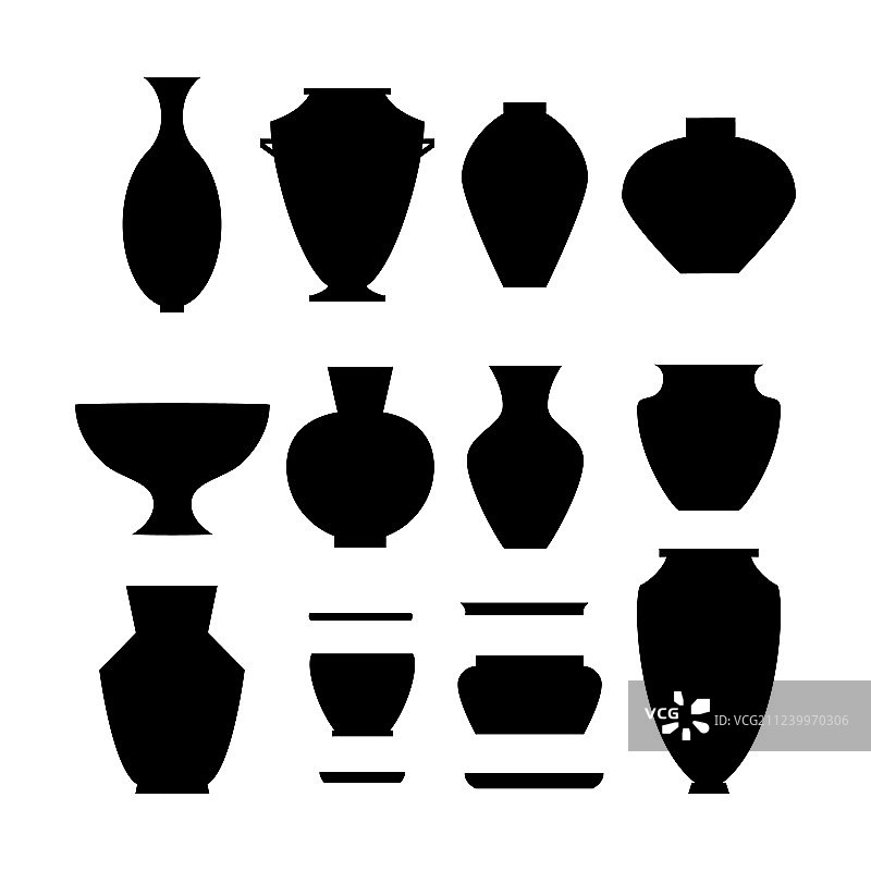 陶器图标合集图片素材