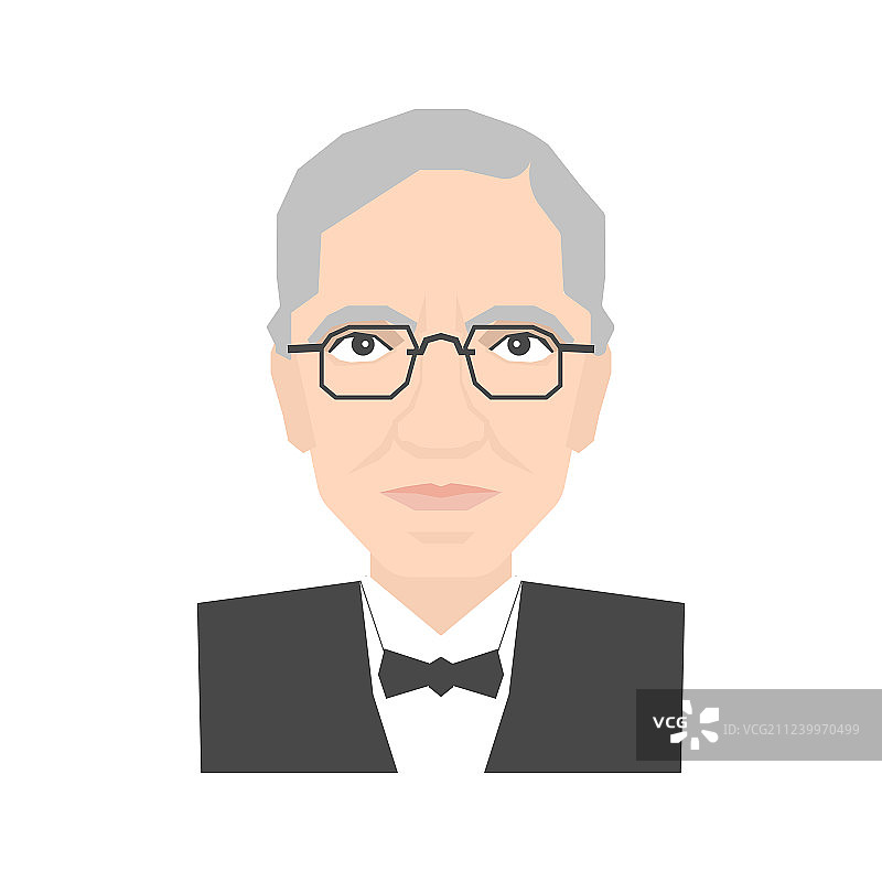 著名科学家肖像图片素材