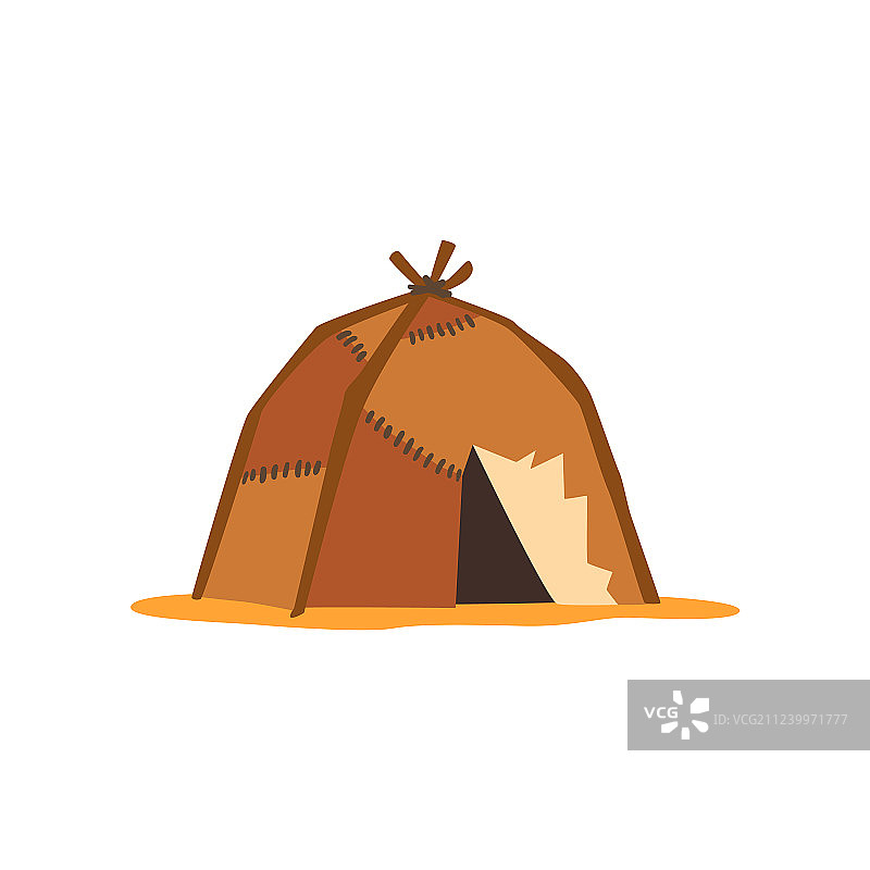 雅兰加移动住所（兽皮覆盖）图片素材