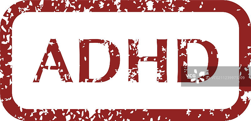 精神障碍多动症图章图片素材