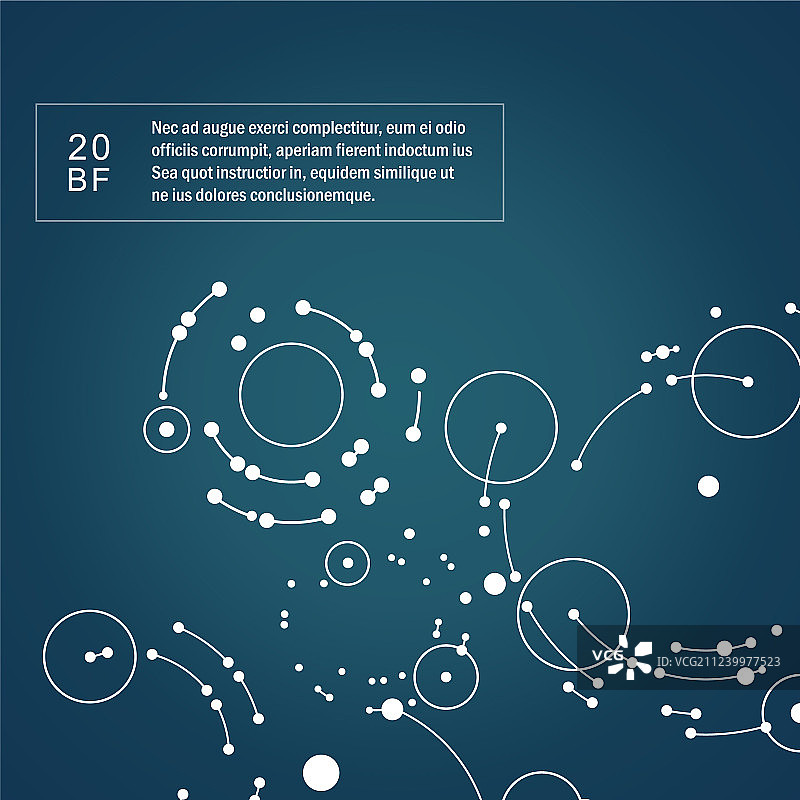 连接圆点的圆形背景图片素材